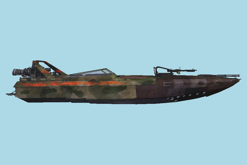Prestes Patrol Boat 3d model
